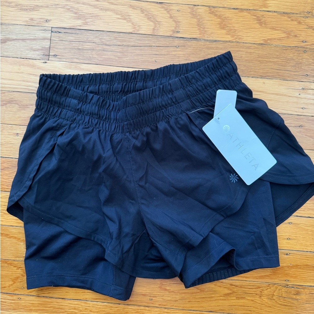 Athleta Women's Midnight Black Athletic Shorts